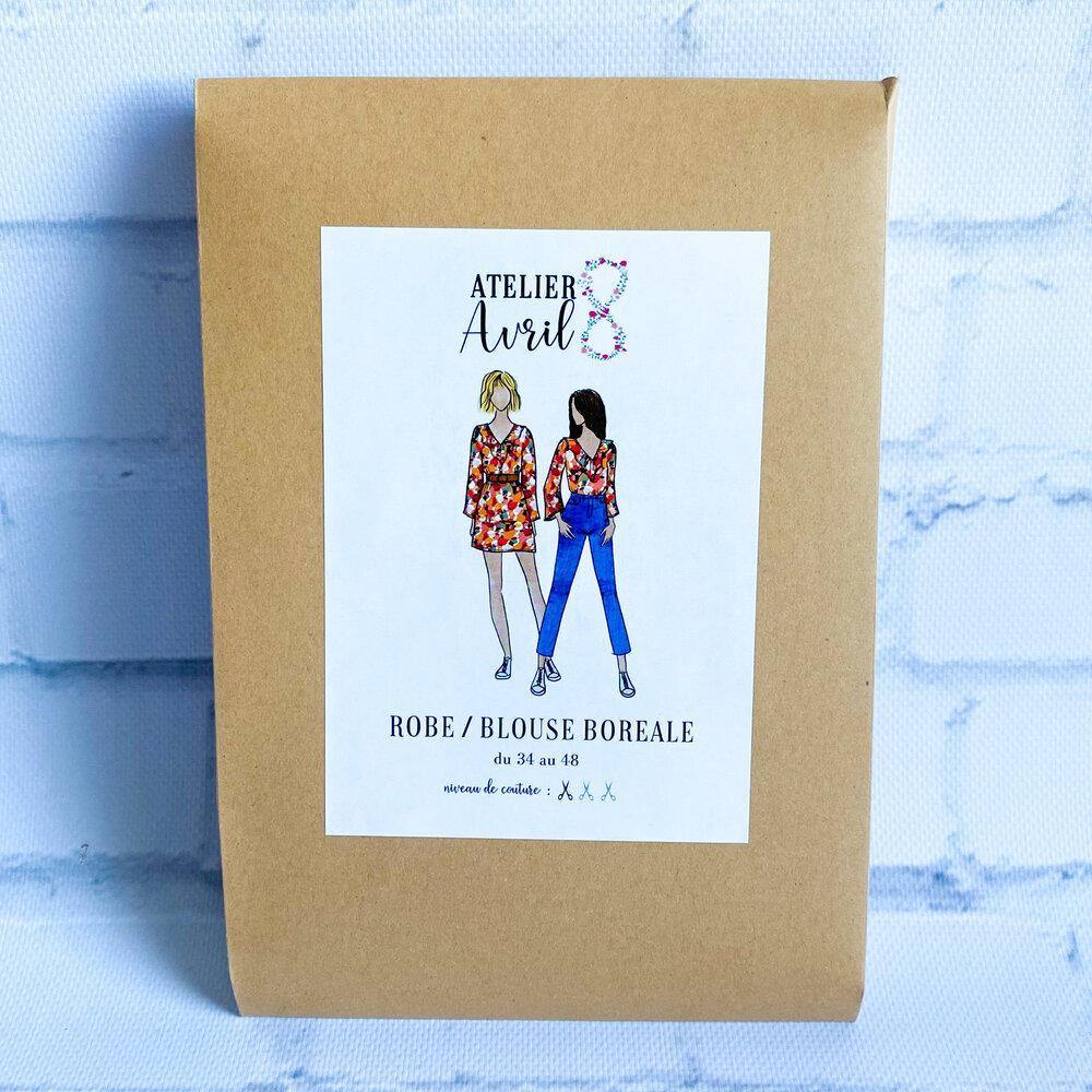 Robe/Blouse BOREALE Patron de couture pochette - L'atelier de Gaspard et Léonie