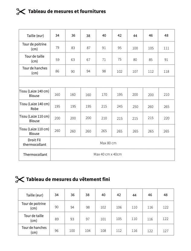 Robe/Blouse BOREALE Patron de couture pochette - L'atelier de Gaspard et Léonie