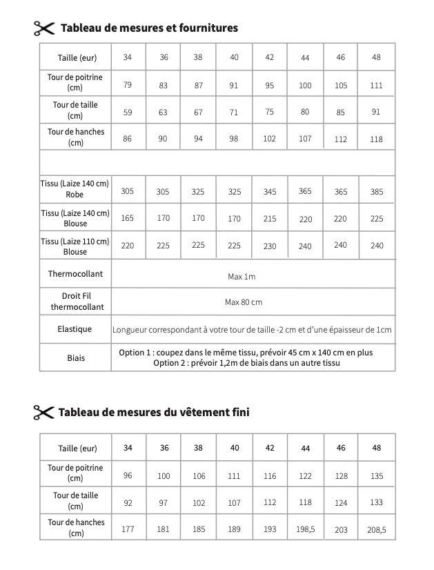 Robe/Blouse PLACE DES ARTS Patron de couture pochette - L'atelier de Gaspard et Léonie