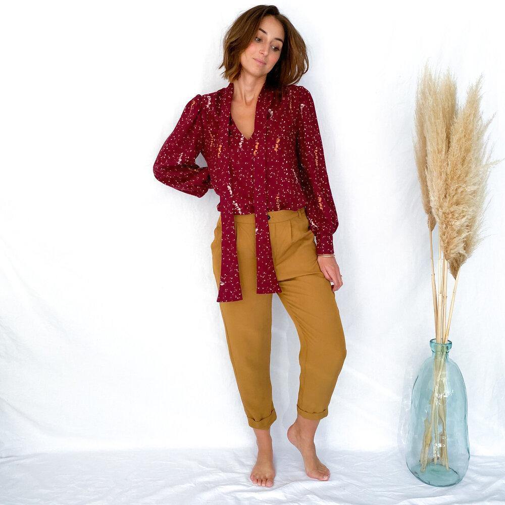 Robe/Blouse PLACE DES ARTS Patron de couture pochette - L'atelier de Gaspard et Léonie