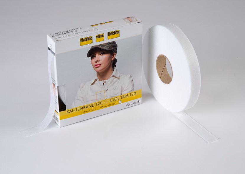 Ruban droit-fil/Renfort de lisière T20 blanc (Vendu au mètre) - L'atelier de Gaspard et Léonie