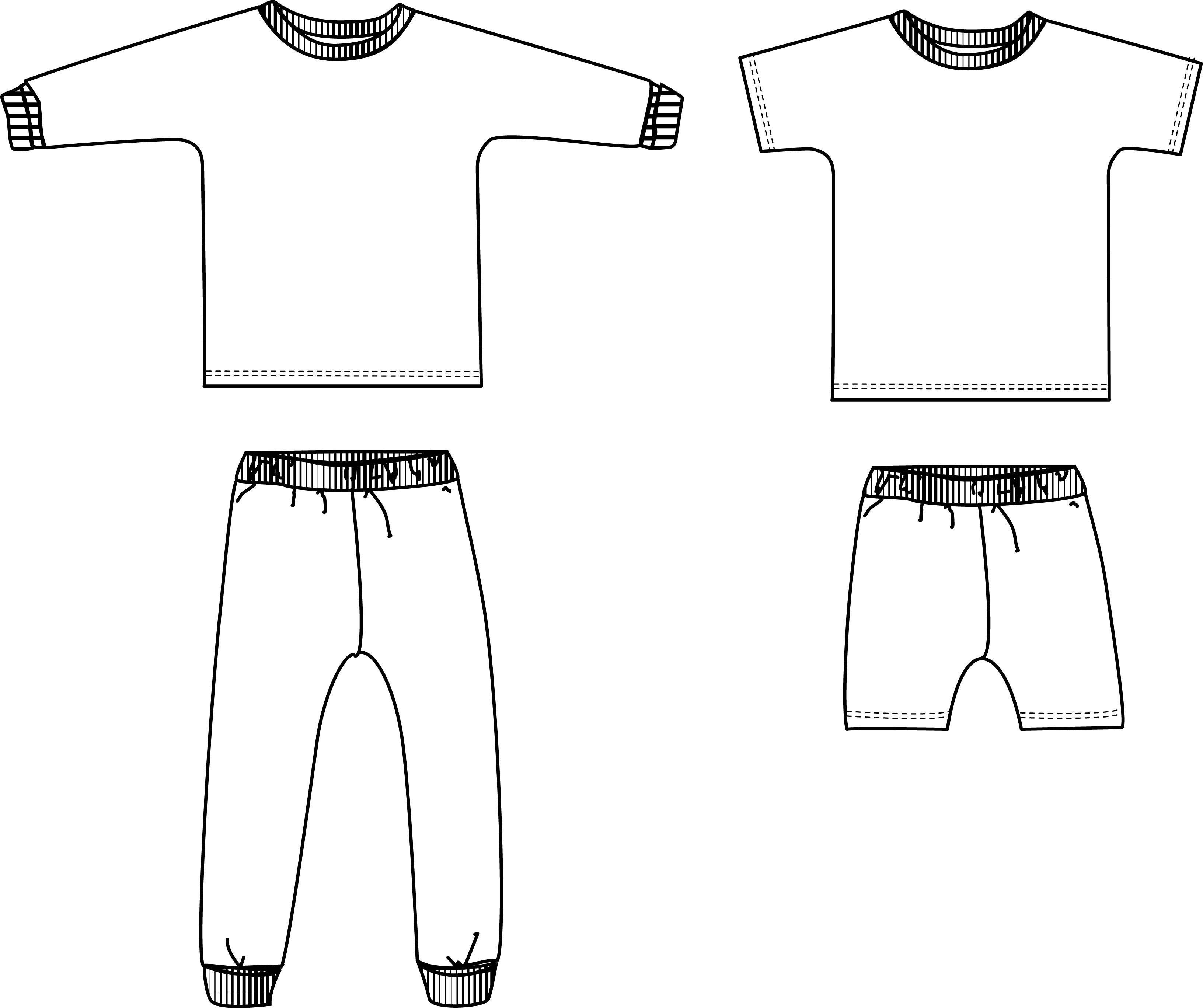 SACHA Pyjama Mixte patron de couture pochette Patron de couture Ikatee | Gaspard et Léonie Tissus Mercerie Toulouse