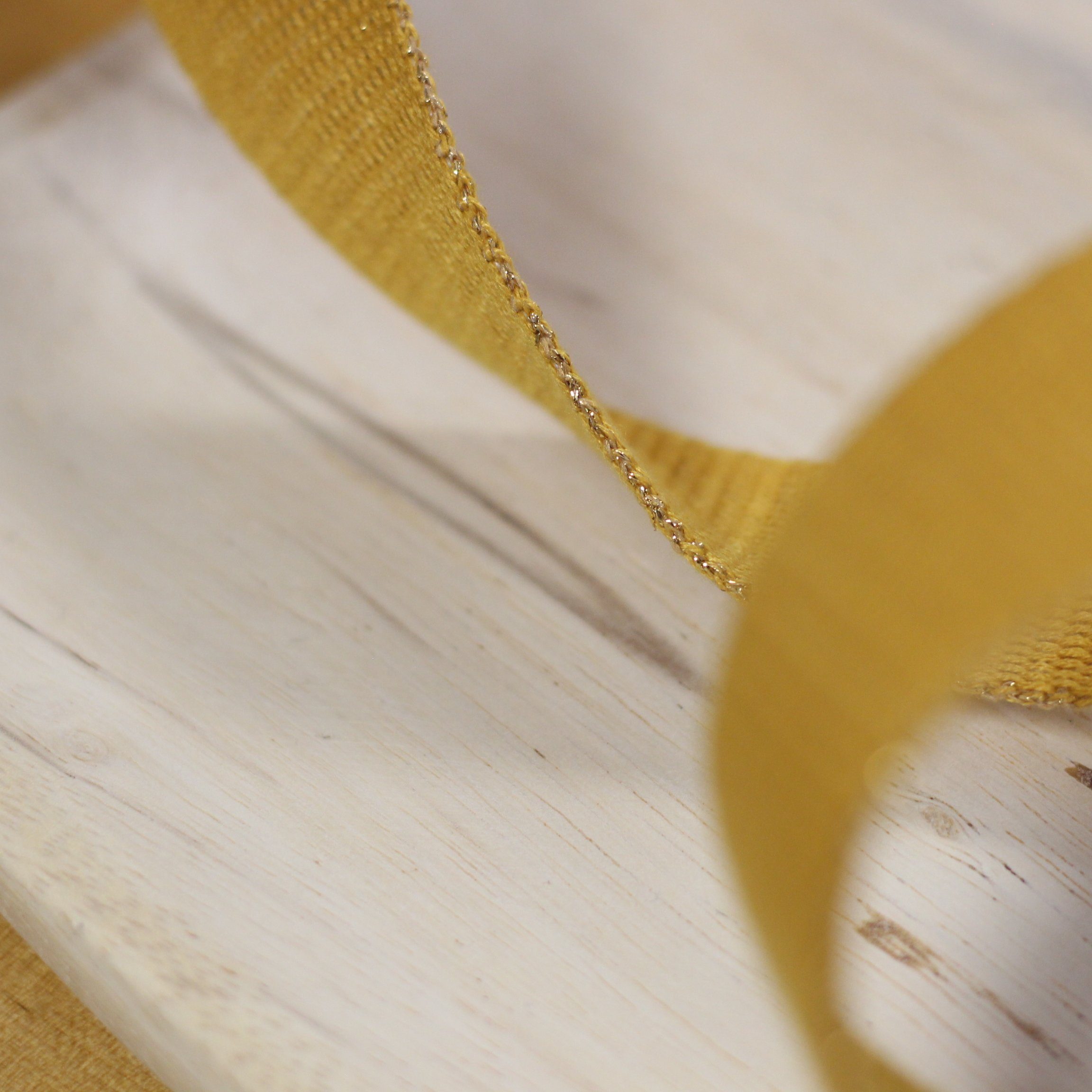 Sangle Métallisée Ocre/Or (Vendu x10cm) Mercerie Sélection Gaspard & Léonie | Gaspard et Léonie Tissus Mercerie Toulouse