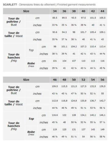 SCARLETT top/robe patron de couture pochette Patron de couture Les lubies de Cadia | Gaspard et Léonie Tissus Mercerie Toulouse