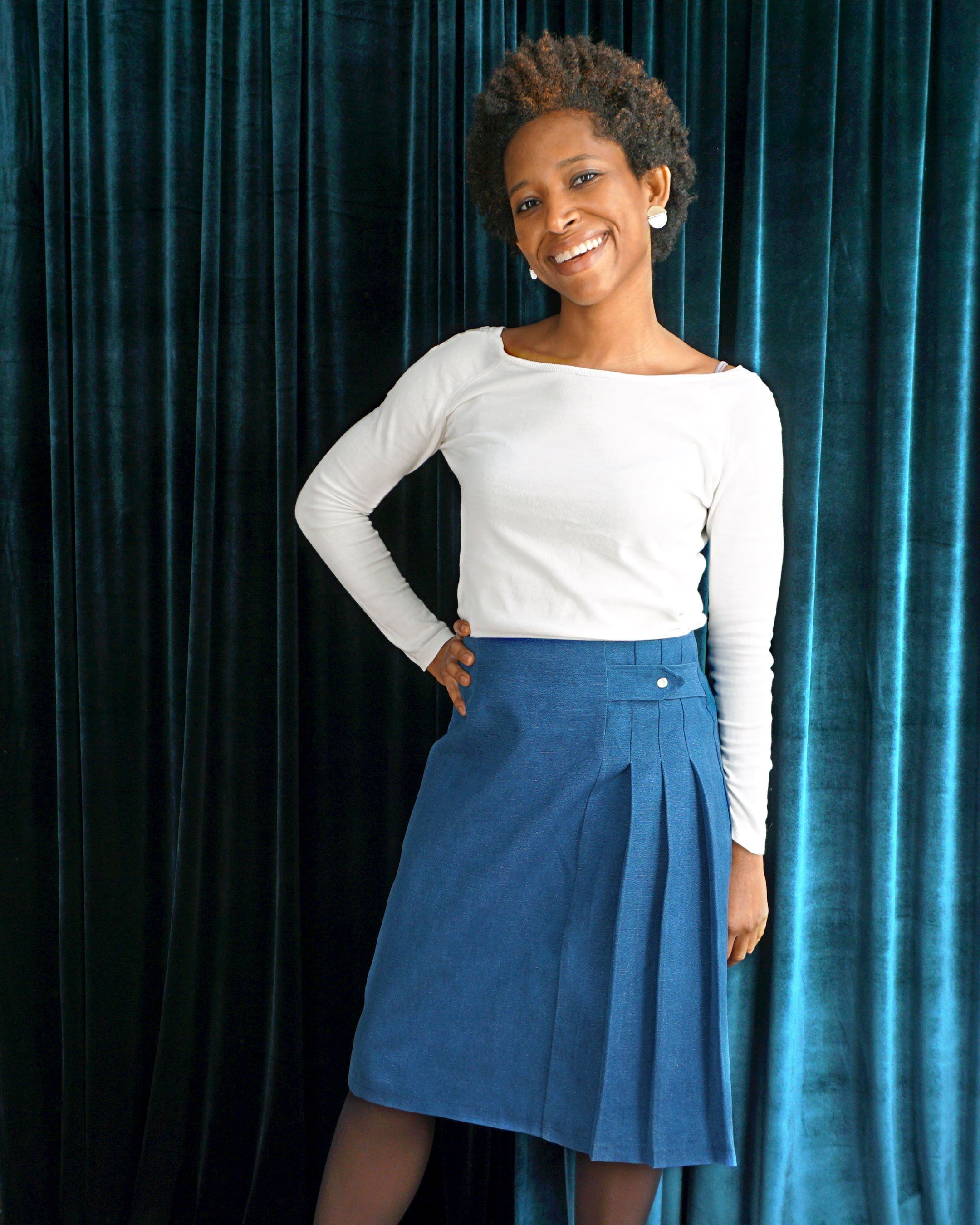 STACEY Jupe patron de couture pochette Patron de couture Les lubies de Cadia | Gaspard et Léonie Tissus Mercerie Toulouse