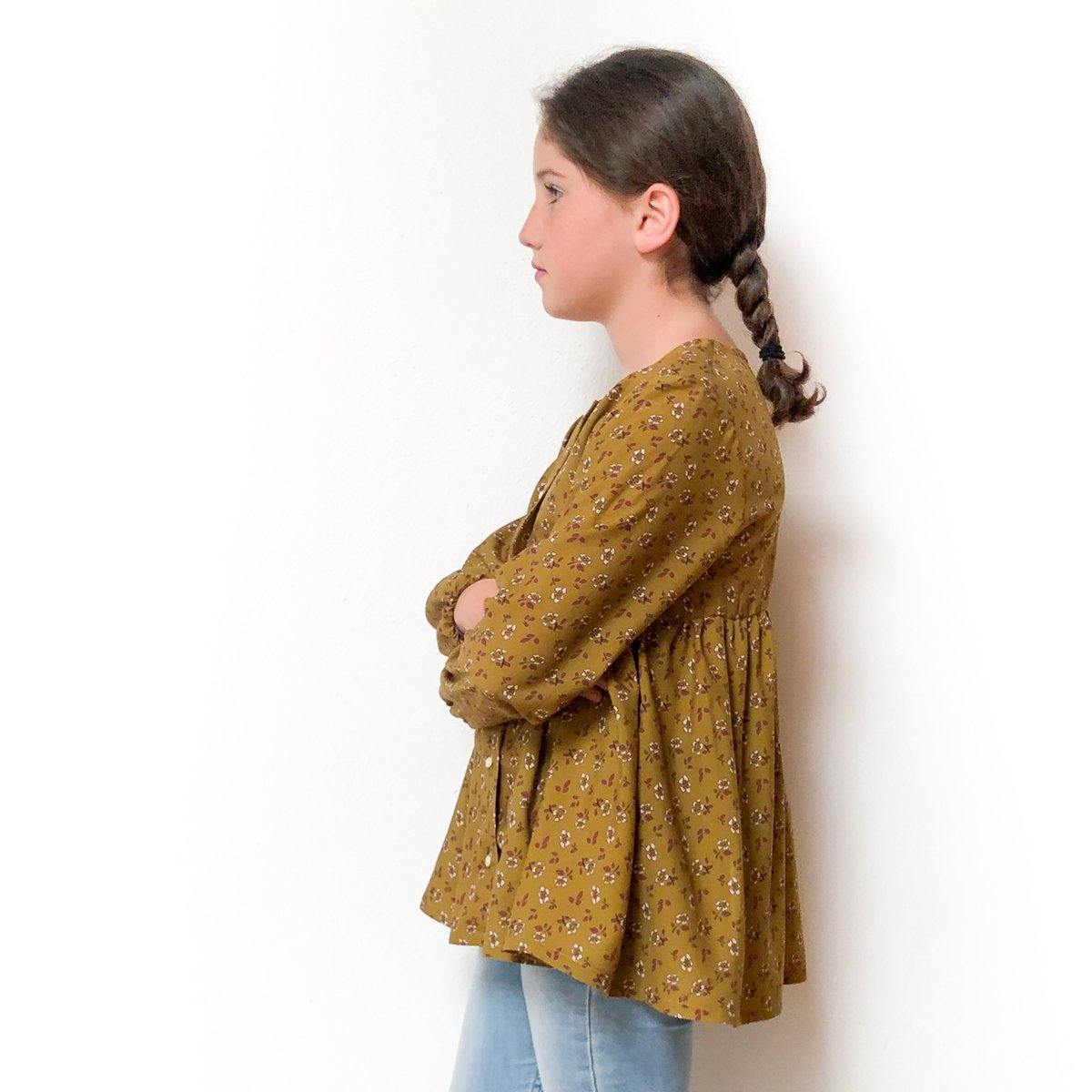 STOCKHOLM KIDS Blouse ou robe fille Patron de couture pochette - L'atelier de Gaspard et Léonie