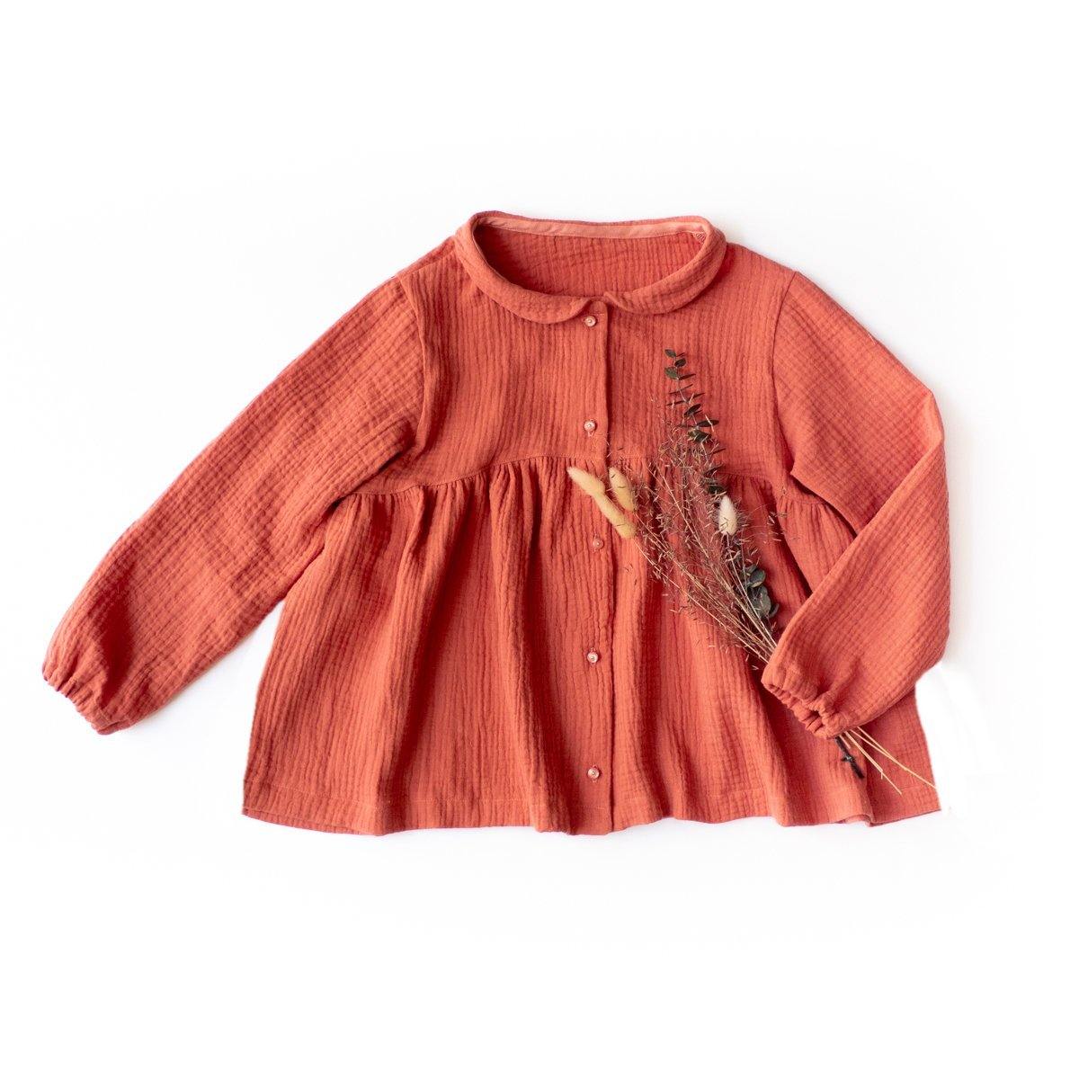 STOCKHOLM KIDS Blouse ou robe fille Patron de couture pochette - L'atelier de Gaspard et Léonie