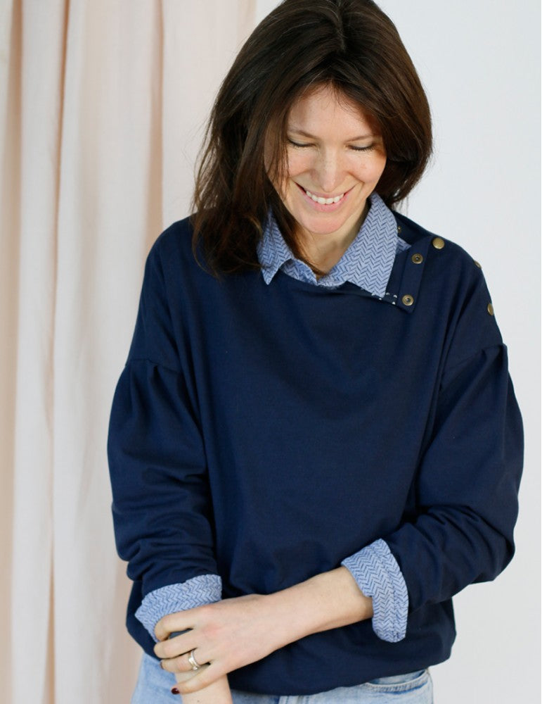 Sweat femme HORIZON Patron de couture pochette - Atelier SCÄMMIT Patron de couture ATELIER SCÄMMIT | Gaspard et Léonie Tissus en ligne et Mercerie à Toulouse