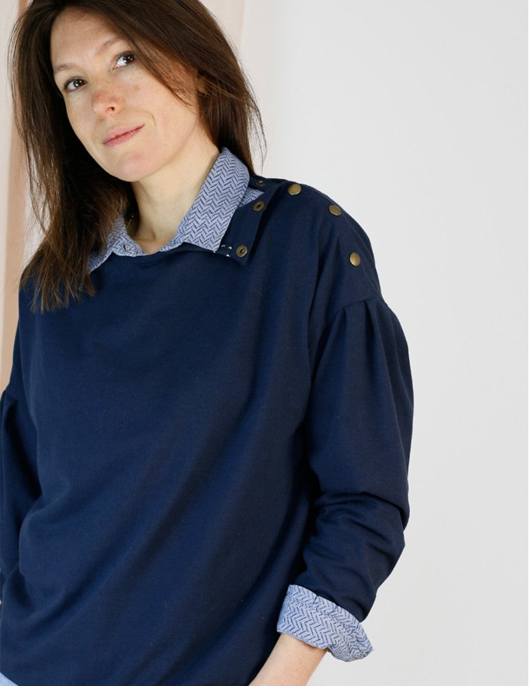 Sweat femme HORIZON Patron de couture pochette - Atelier SCÄMMIT Patron de couture ATELIER SCÄMMIT | Gaspard et Léonie Tissus en ligne et Mercerie à Toulouse