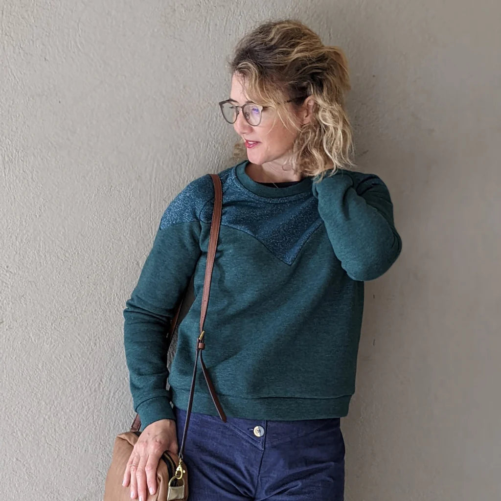 Sweat PEPITE Patron de couture pochette - SUPER BISON Patron de couture SUPER BISON | Gaspard et Léonie Tissus en ligne et Mercerie à Toulouse