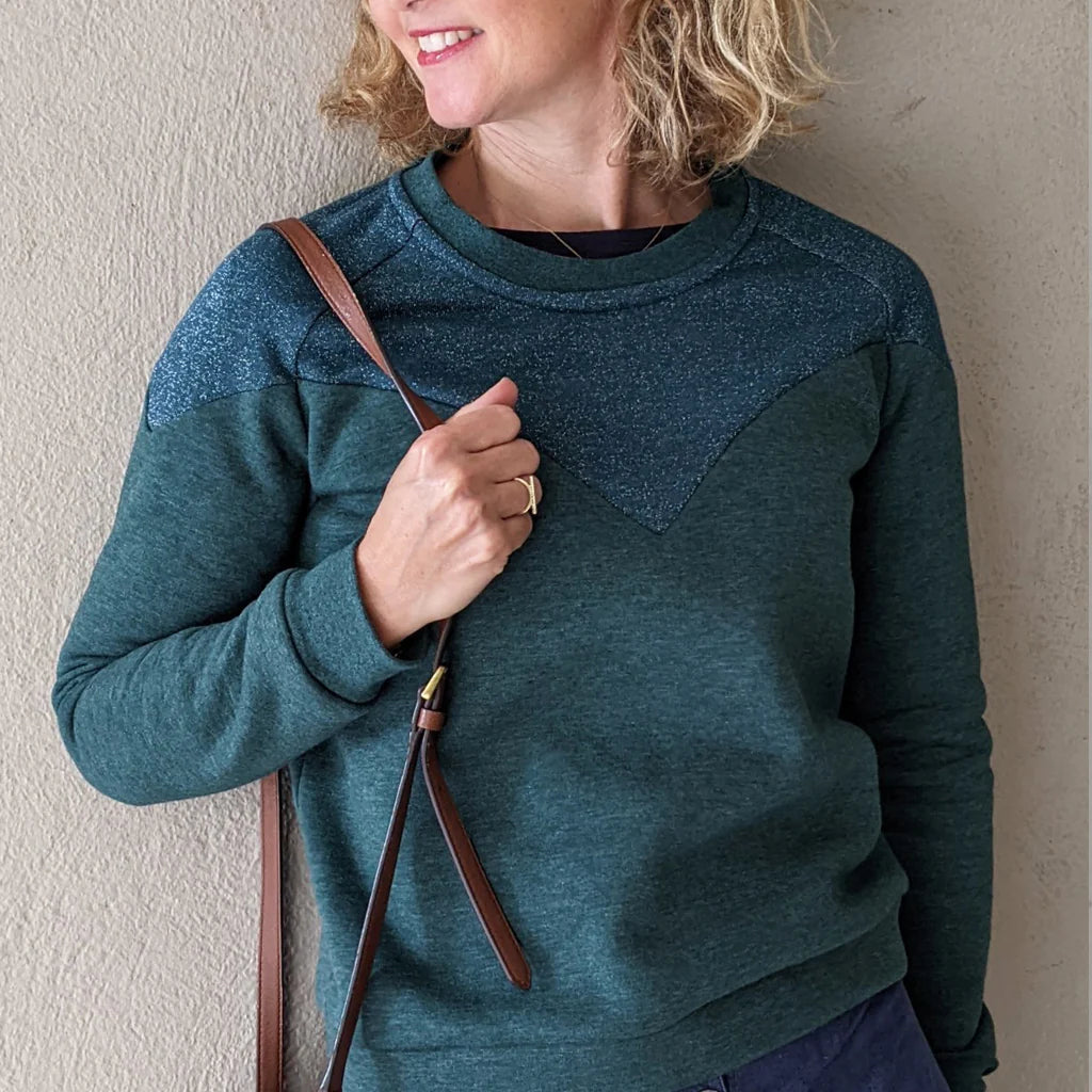 Sweat PEPITE Patron de couture pochette - SUPER BISON Patron de couture SUPER BISON | Gaspard et Léonie Tissus en ligne et Mercerie à Toulouse