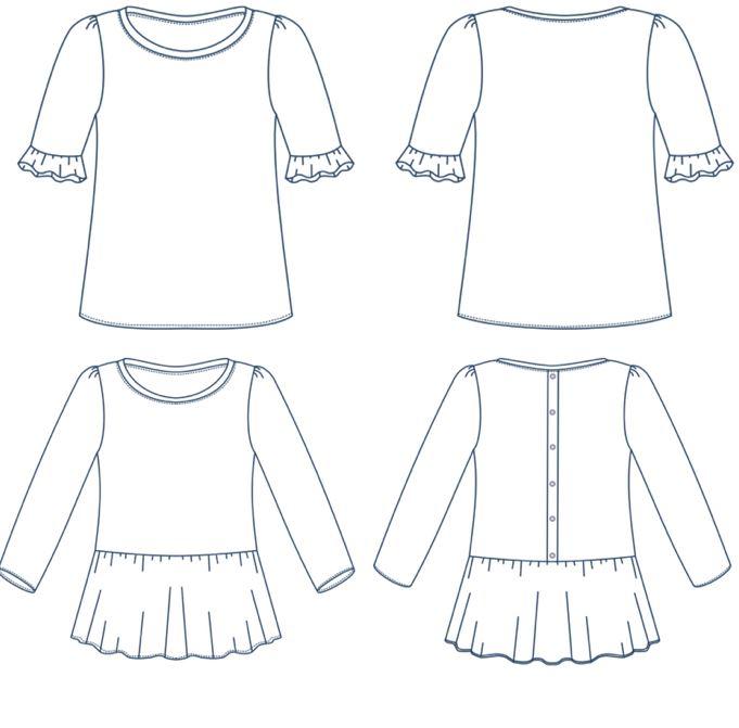 T-Shirt FRIMAS Patron de couture pochette Patron de couture LISE TAILOR | Gaspard et Léonie Tissus Mercerie Toulouse