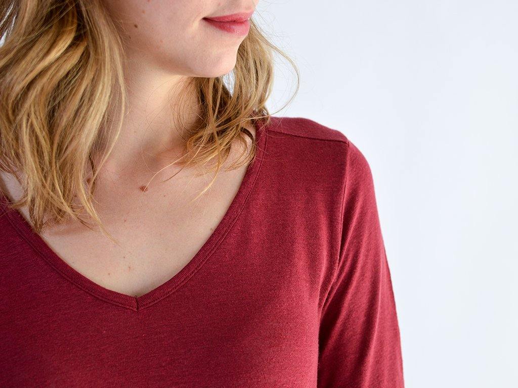 T-Shirt JASMIN Patron de couture Pochette - L'atelier de Gaspard et Léonie