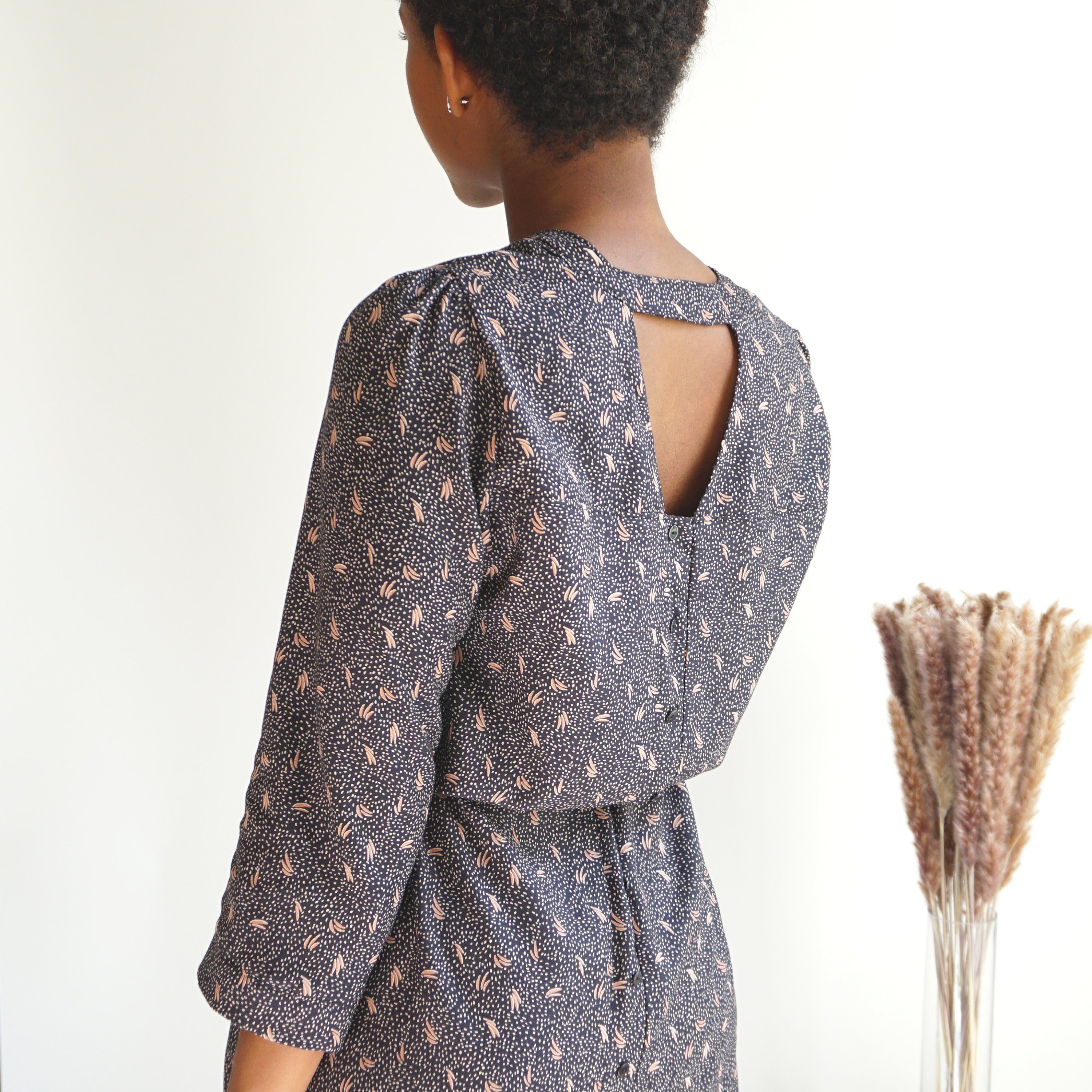 TIGA blouse/robe-chemise patron de couture pochette Patron de couture Les lubies de Cadia | Gaspard et Léonie Tissus Mercerie Toulouse