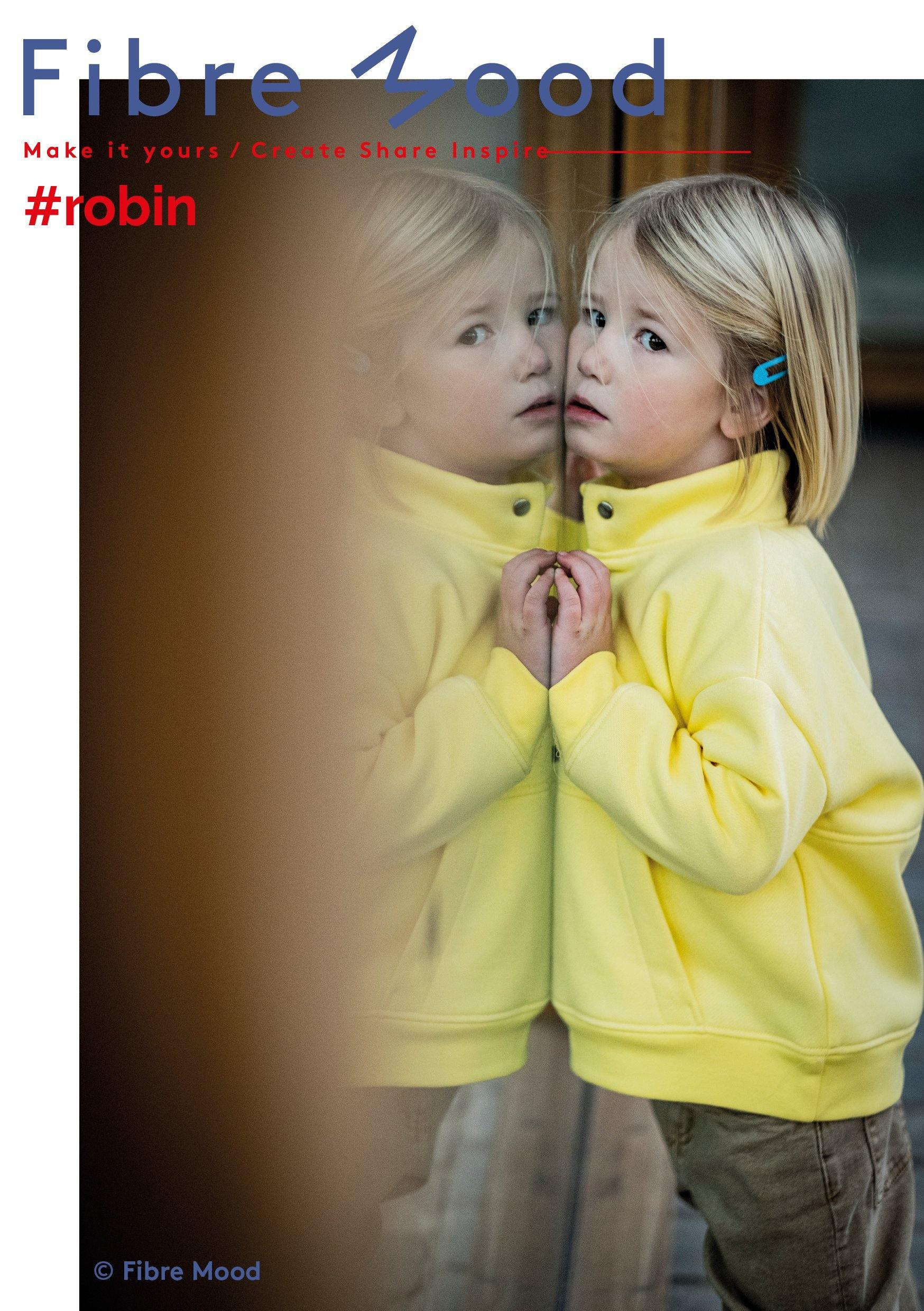 Tissu Bord Côte Jaune - ROBIN (Vendu x10cm) - L'atelier de Gaspard et Léonie