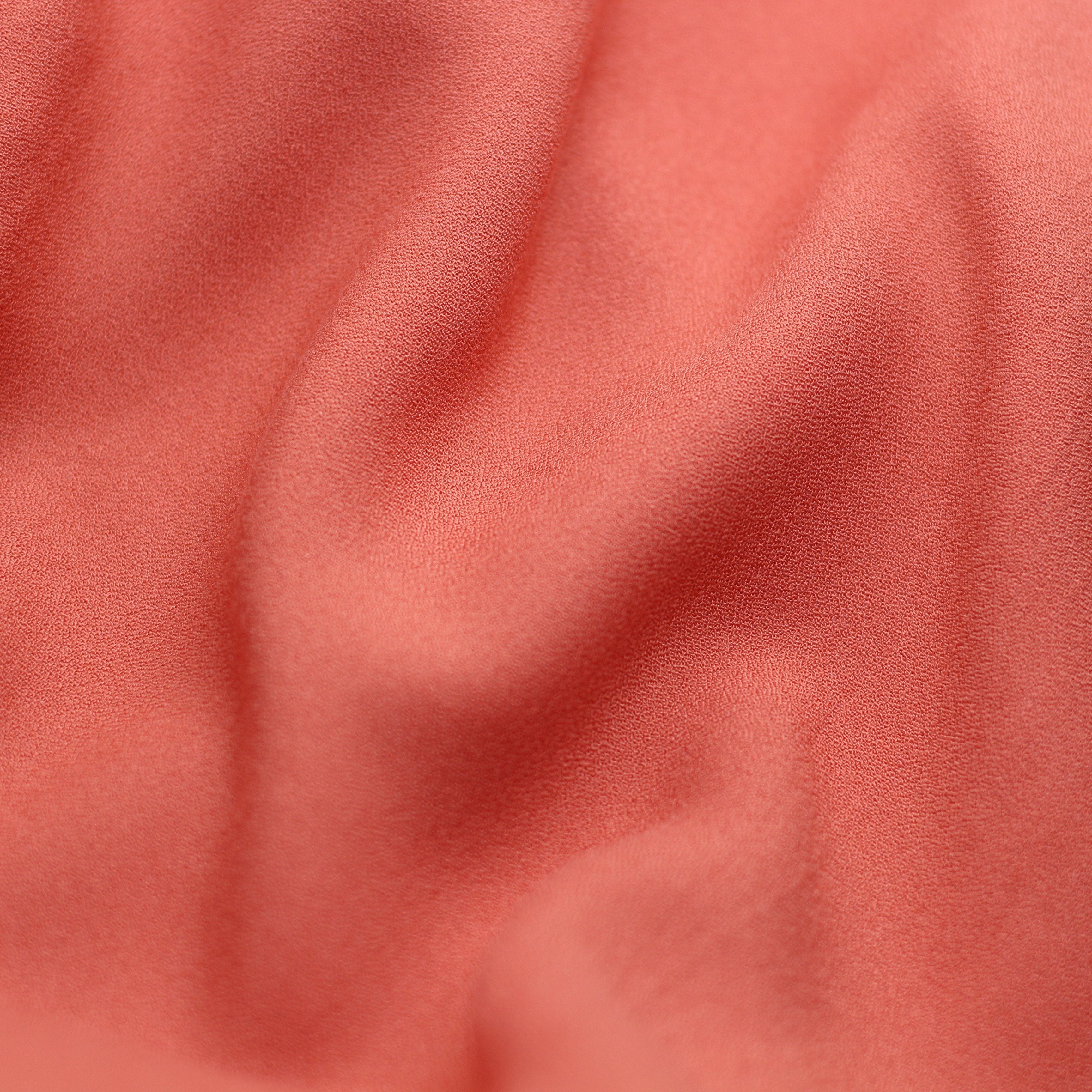 Tissu Crêpe de viscose - Terracotta - VIKKI (Vendu x10cm) Tissus Sélection _FIBRE MOOD | Gaspard et Léonie Tissus Mercerie Toulouse