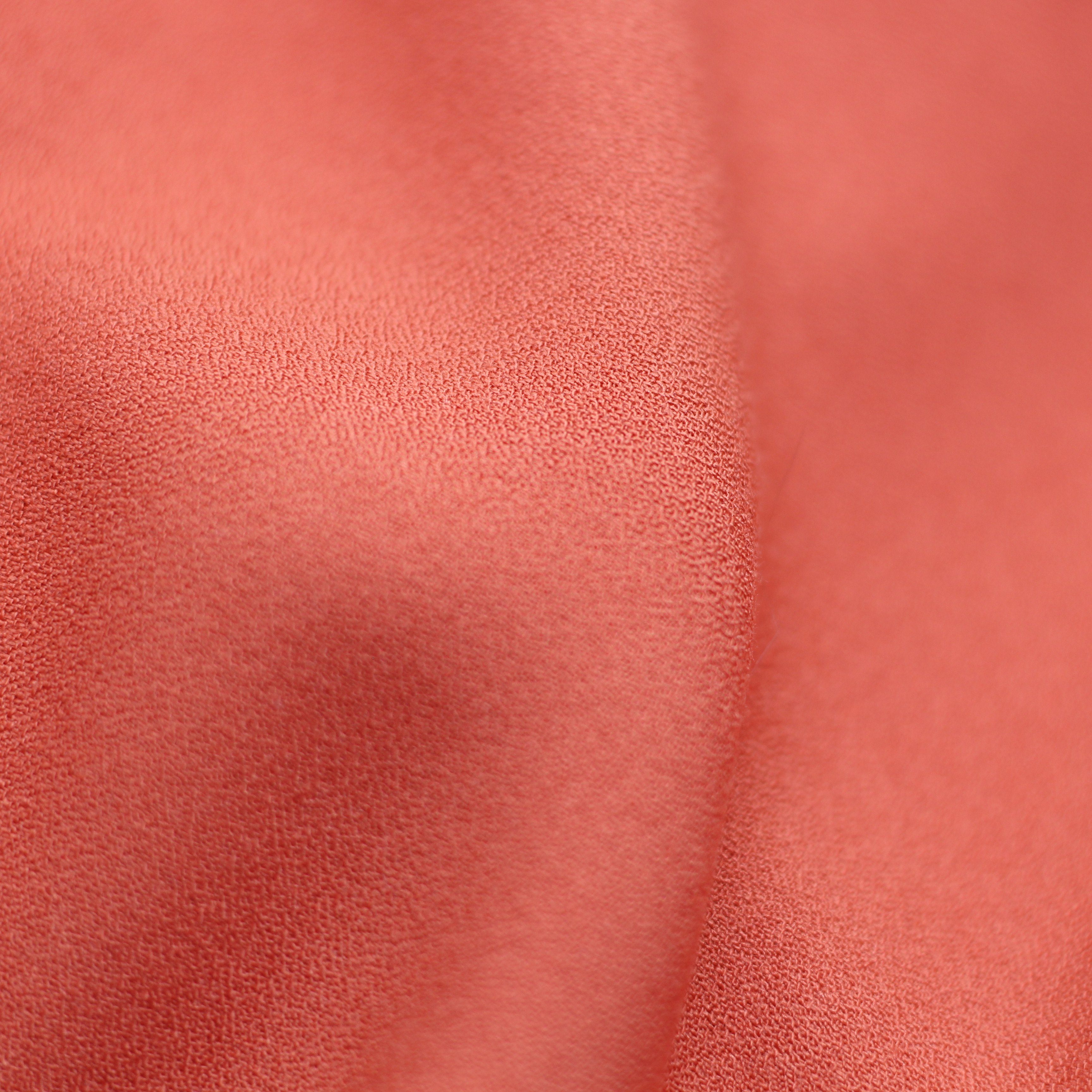 Tissu Crêpe de viscose - Terracotta - VIKKI (Vendu x10cm) Tissus Sélection _FIBRE MOOD | Gaspard et Léonie Tissus Mercerie Toulouse