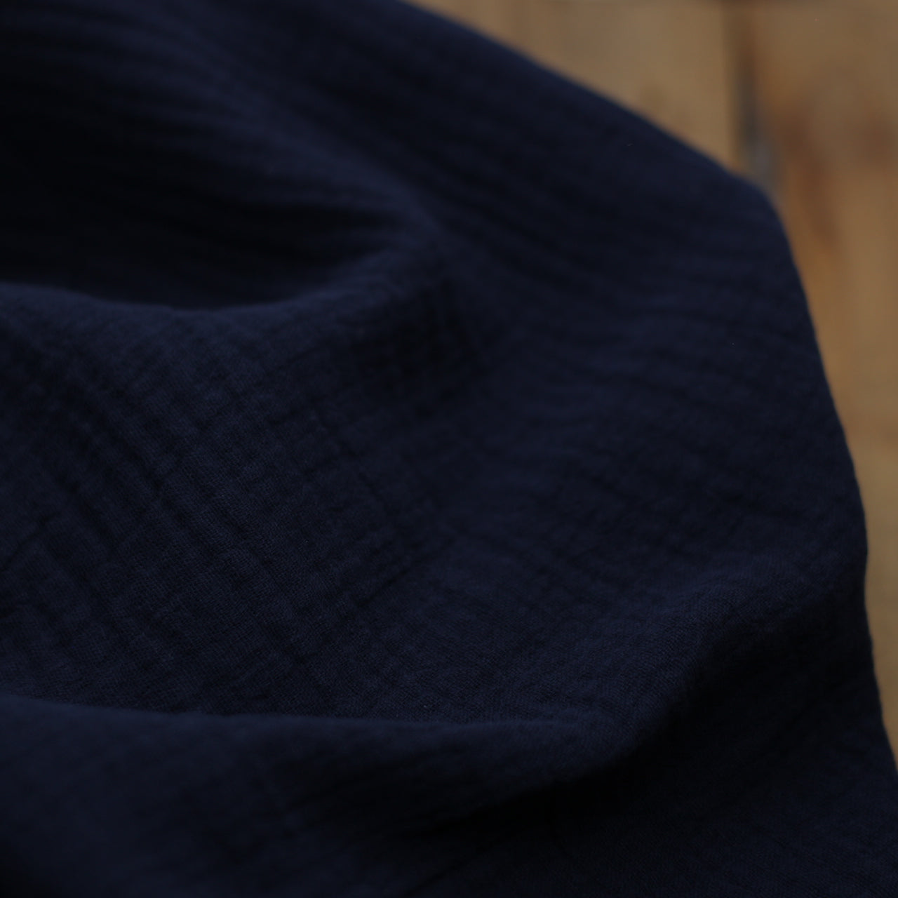 Tissu Double gaze de coton - Marine (Vendu x10cm) Tissus Sélection Gaspard & Léonie | Gaspard et Léonie Tissus en ligne et Mercerie à Toulouse