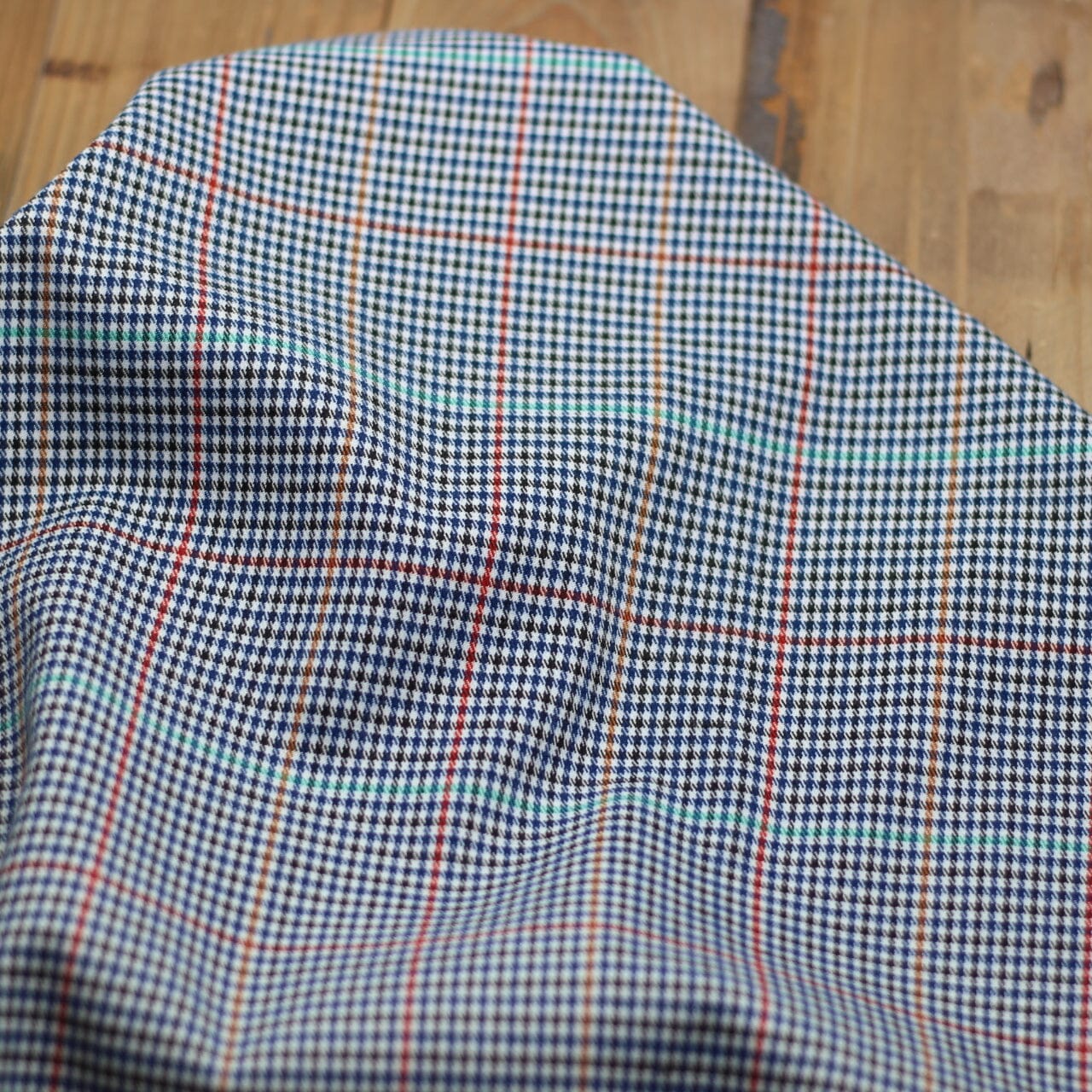 Tissu flanelle Tartan - ANDY - Bleu Marine/noir (Vendu x10cm) Tissus Sélection Gaspard & Léonie | Gaspard et Léonie Tissus en ligne et Mercerie à Toulouse