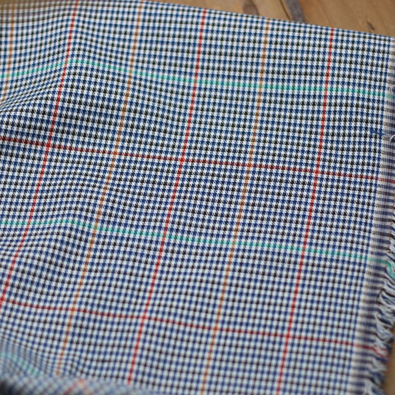 Tissu flanelle Tartan - ANDY - Bleu Marine/noir (Vendu x10cm) Tissus Sélection Gaspard & Léonie | Gaspard et Léonie Tissus en ligne et Mercerie à Toulouse