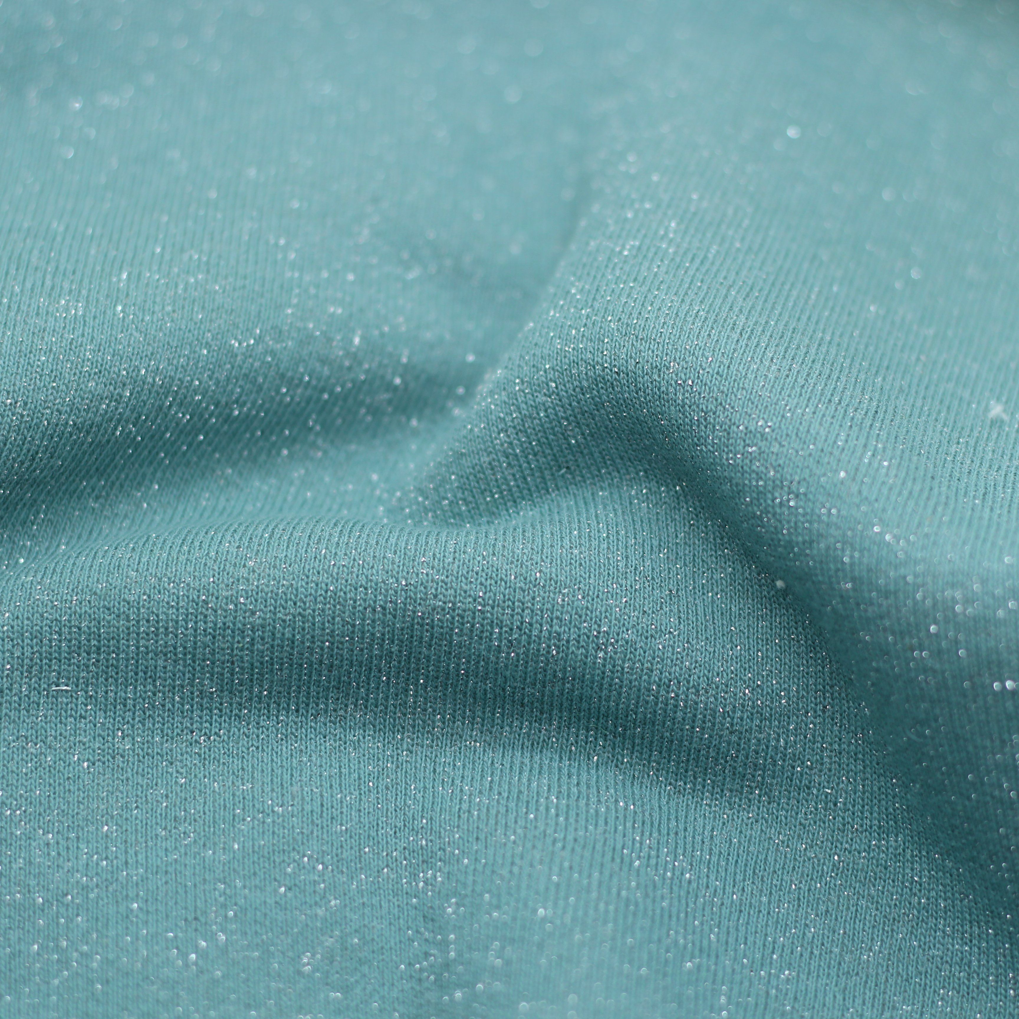 Tissu French Terry Glitter Mint (Vendu x10cm) Tissus Sélection Gaspard & Léonie | Gaspard et Léonie Tissus Mercerie Toulouse