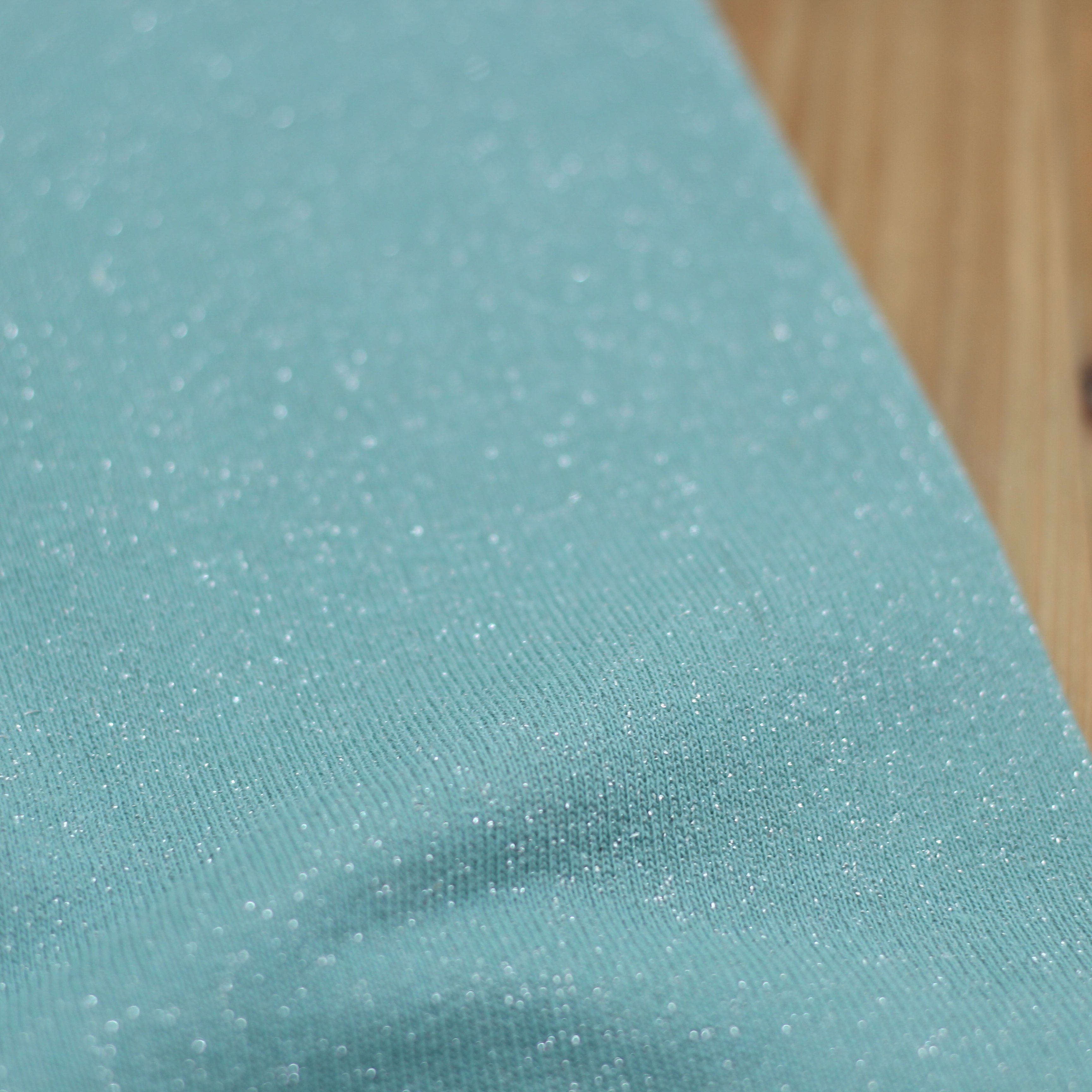 Tissu French Terry Glitter Mint (Vendu x10cm) Tissus Sélection Gaspard & Léonie | Gaspard et Léonie Tissus Mercerie Toulouse