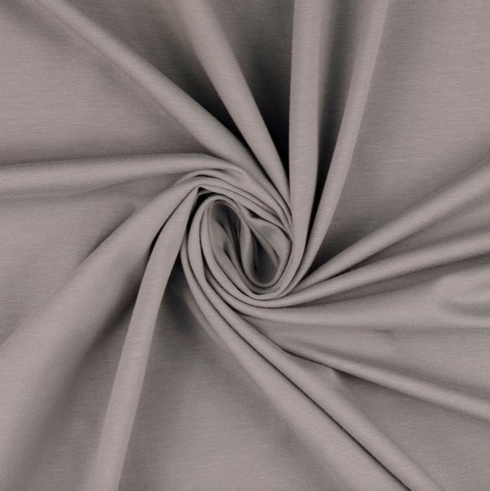 Tissu Jersey de coton uni BIO - Gris (Vendu x10cm) Tissus L'atelier de Gaspard et Léonie | Gaspard et Léonie Tissus en ligne et Mercerie à Toulouse