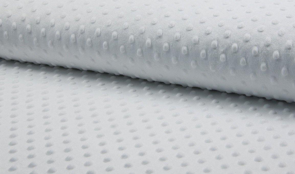 Tissu Polaire MINKY Blanche (Vendu x10cm) - L'atelier de Gaspard et Léonie