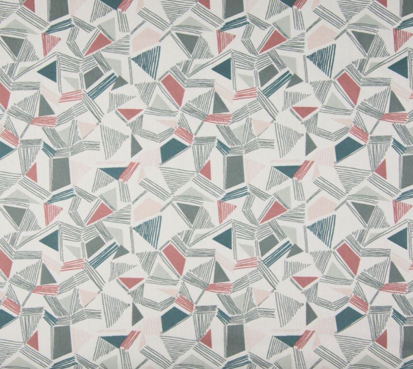 Tissu Popeline Coton BIO - Graphiques Rose (Vendu x10cm) Tissus Sélection Gaspard & Léonie | Gaspard et Léonie Tissus Mercerie Toulouse