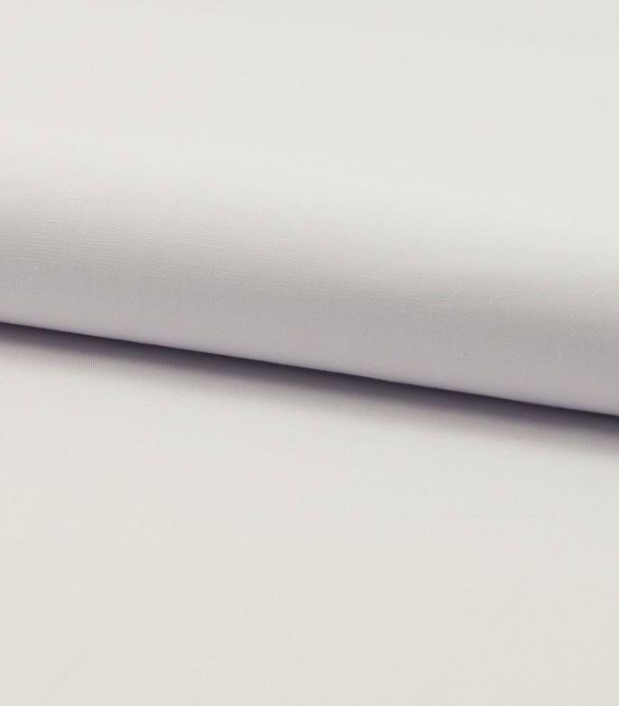 Tissu popeline de coton uni blanc (Vendu x10cm) - L'atelier de Gaspard et Léonie