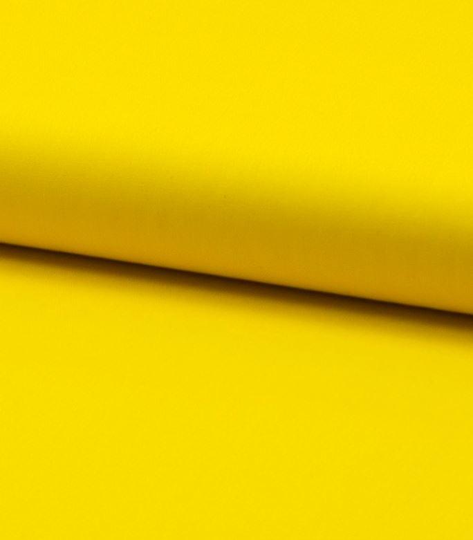 Tissu popeline de coton uni jaune(Vendu x10cm) - L'atelier de Gaspard et Léonie