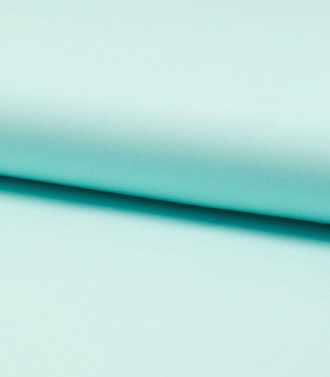 Tissu popeline de coton uni Mint (Vendu x10cm) - L'atelier de Gaspard et Léonie