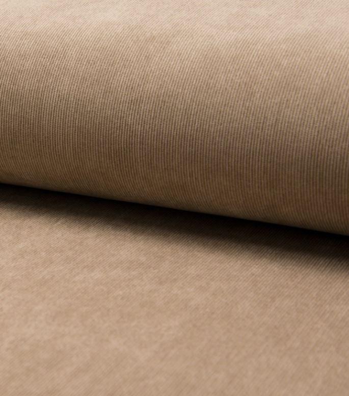 Tissu Velours milleraies Noisette/sable (vendu x10cm) - L'atelier de Gaspard et Léonie