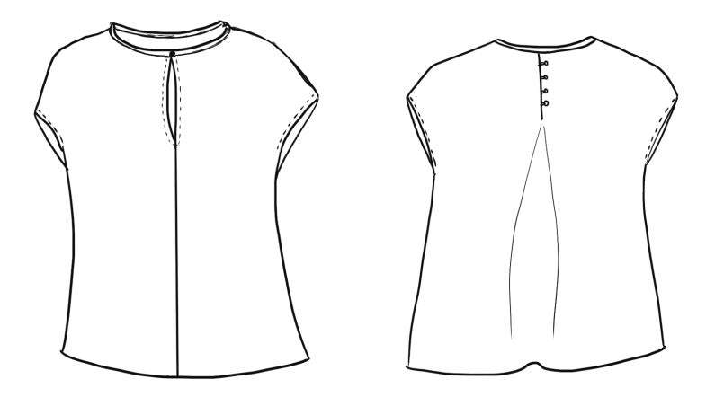 Top MARISA patron de couture pochette - MAISON FAUVE Patron de couture MAISON FAUVE | Gaspard et Léonie Tissus en ligne et Mercerie à Toulouse