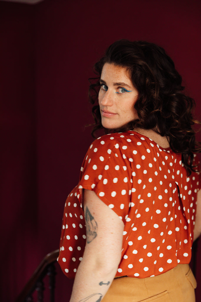 Top MARISA patron de couture pochette - MAISON FAUVE Patron de couture MAISON FAUVE | Gaspard et Léonie Tissus en ligne et Mercerie à Toulouse