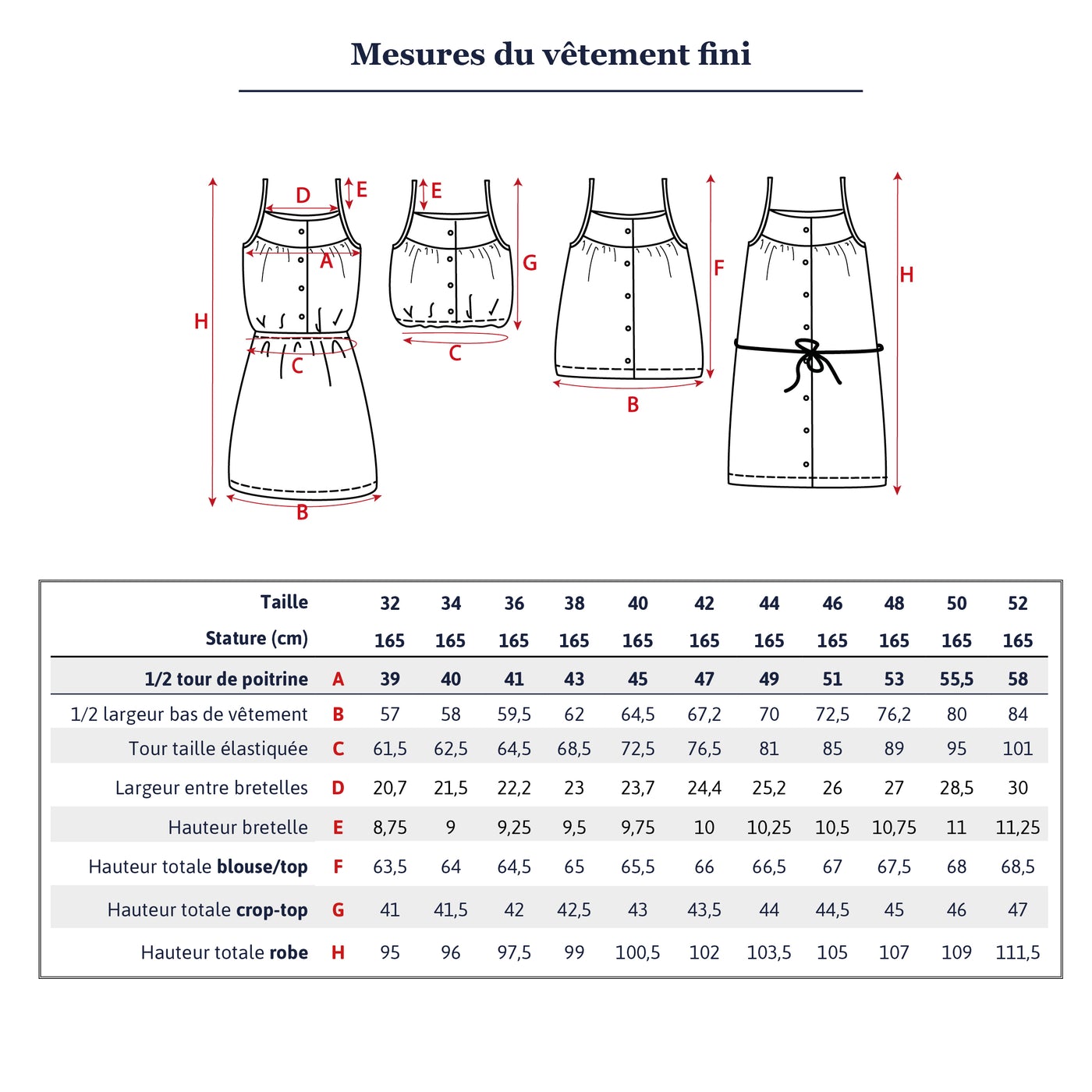 Top ou Robe ZANZIBAR patron de couture pochette - IKATEE Patron de couture Ikatee | Gaspard et Léonie Tissus en ligne et Mercerie à Toulouse