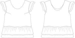 Top SOLENE Femme - Patron de couture pochette - CHA'COUD Patron de couture Cha'Coud | Gaspard et Léonie Tissus en ligne et Mercerie à Toulouse
