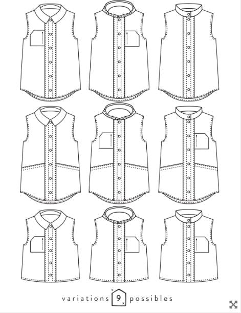 Veste femme ALCOVE Patron de couture pochette - Atelier SCÄMMIT Patron de couture ATELIER SCÄMMIT | Gaspard et Léonie Tissus en ligne et Mercerie à Toulouse