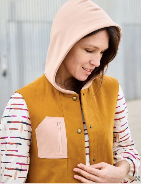 Veste femme ALCOVE Patron de couture pochette - Atelier SCÄMMIT Patron de couture ATELIER SCÄMMIT | Gaspard et Léonie Tissus en ligne et Mercerie à Toulouse