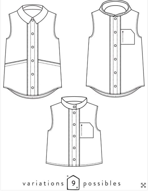 Veste femme ALCOVE Patron de couture pochette - Atelier SCÄMMIT Patron de couture ATELIER SCÄMMIT | Gaspard et Léonie Tissus en ligne et Mercerie à Toulouse