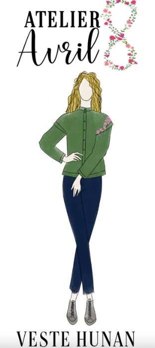Veste HUNAN Patron de couture pochette - ATELIER 8 AVRIL Patron de couture ATELIER 8 AVRIL | Gaspard et Léonie Tissus en ligne et Mercerie à Toulouse