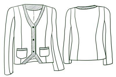 Veste ISPAHAN Patron de couture Pochette Patron de couture MAISON FAUVE | Gaspard et Léonie Tissus Mercerie Toulouse