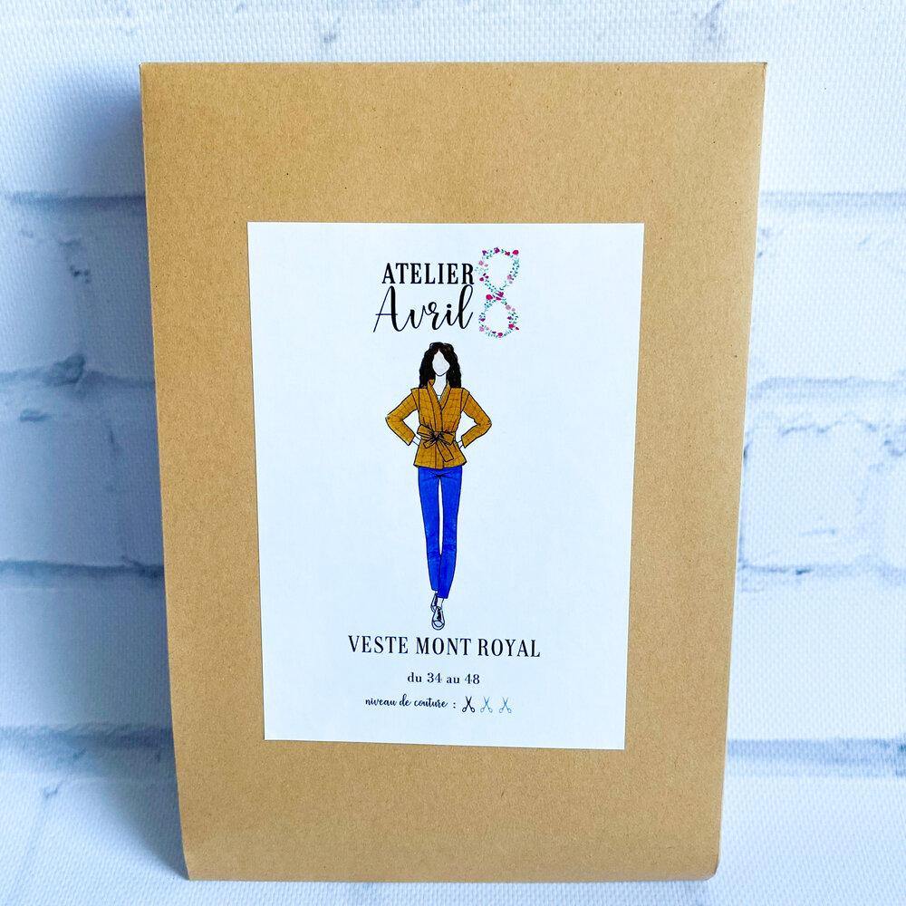 Veste MONT ROYAL Patron de couture pochette - L'atelier de Gaspard et Léonie