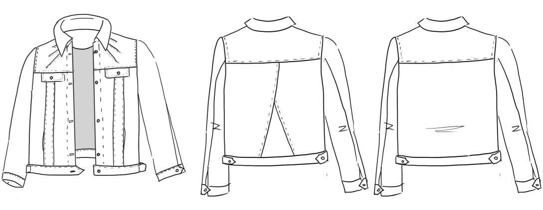 Veste PILAR patron de couture pochette - MAISON FAUVE Patron de couture MAISON FAUVE | Gaspard et Léonie Tissus en ligne et Mercerie à Toulouse