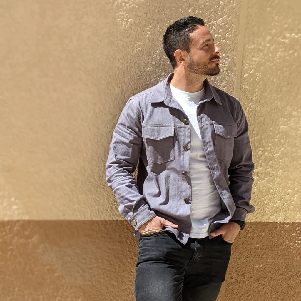 Veste Surchemise RUBEN Patron de couture pochette - SUPER BISON Patron de couture SUPER BISON | Gaspard et Léonie Tissus en ligne et Mercerie à Toulouse