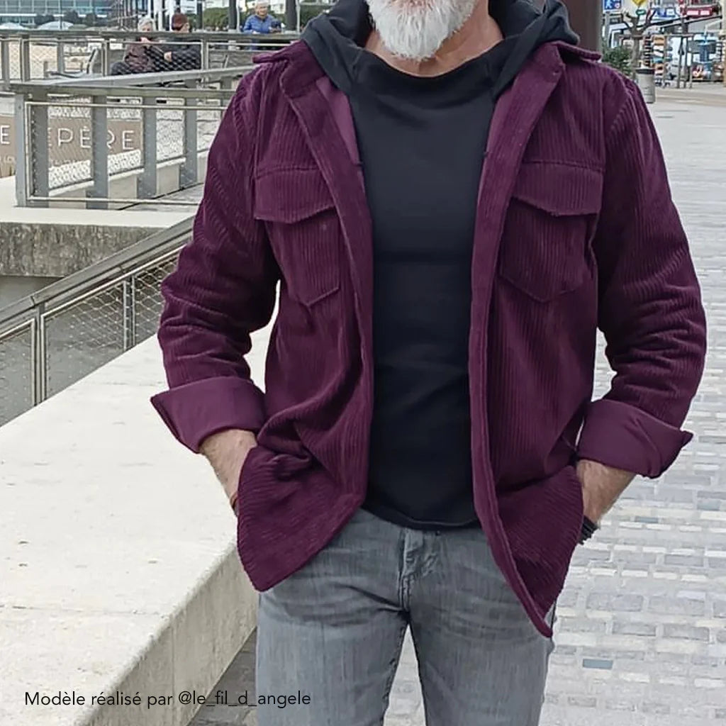 Veste Surchemise RUBEN Patron de couture pochette - SUPER BISON Patron de couture SUPER BISON | Gaspard et Léonie Tissus en ligne et Mercerie à Toulouse