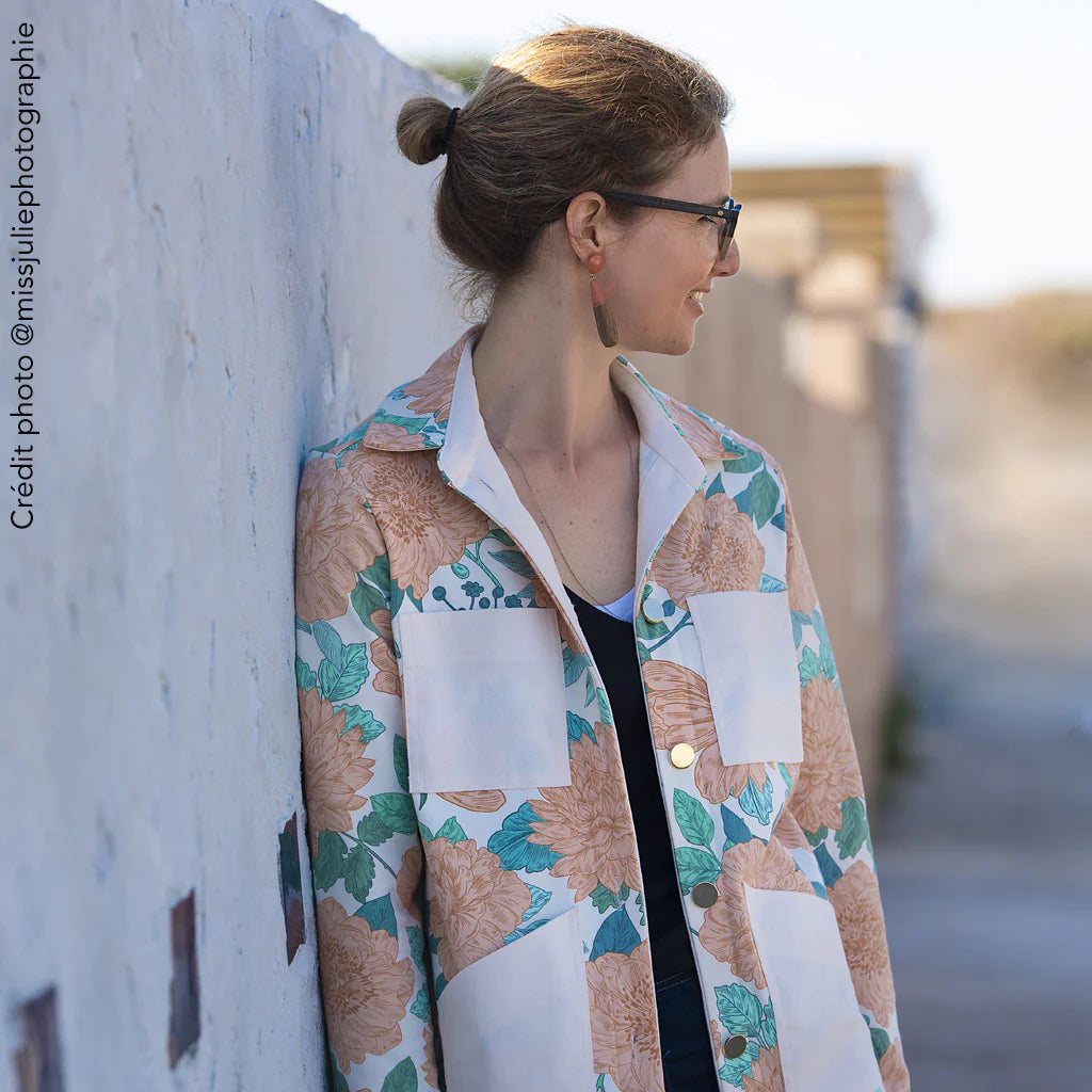 Veste Surchemise WOODY Patron de couture pochette - SUPER BISON Patron de couture SUPER BISON | Gaspard et Léonie Tissus en ligne et Mercerie à Toulouse