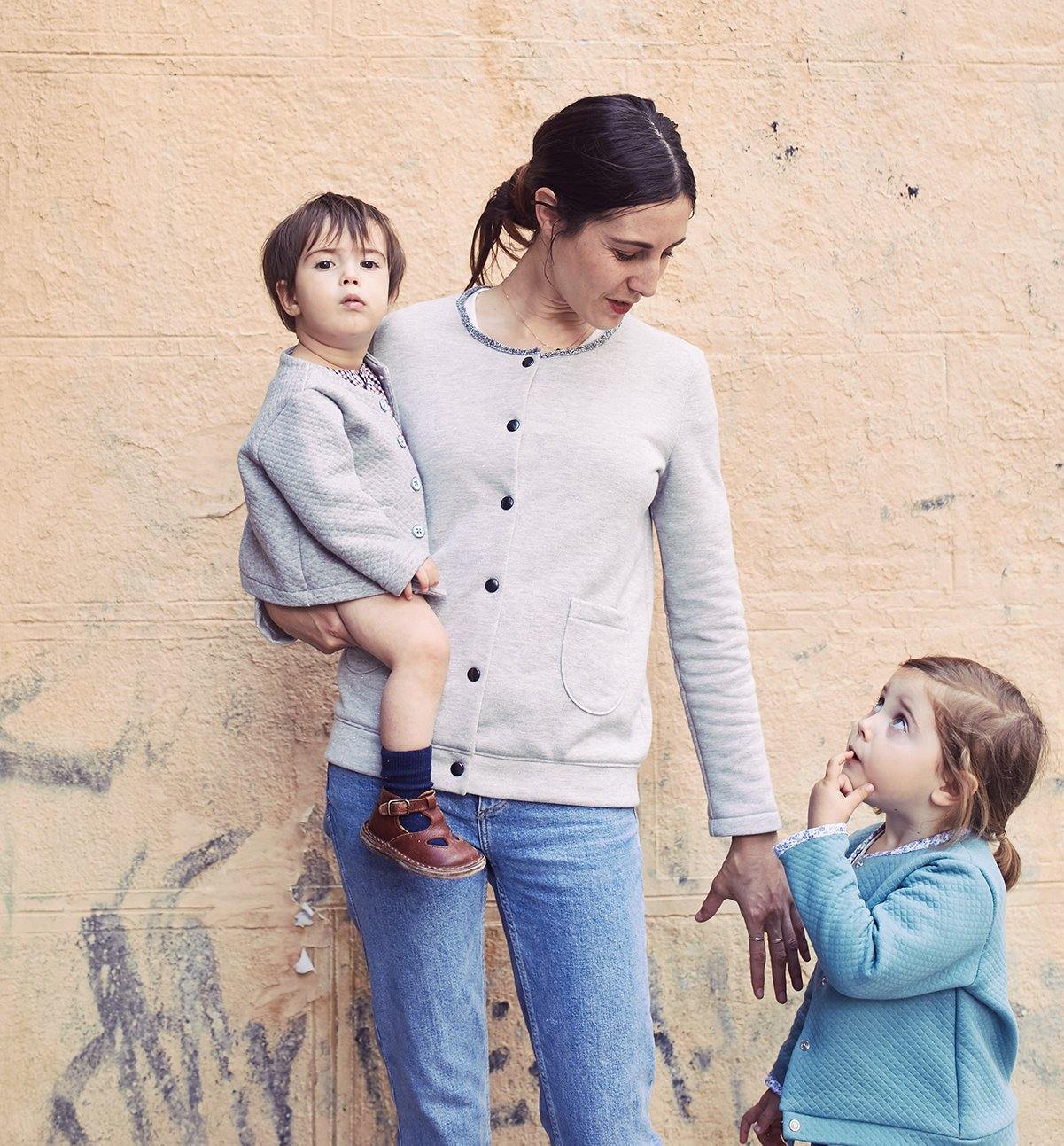 VIC Mum Gilet Patron de couture pochette - L'atelier de Gaspard et Léonie