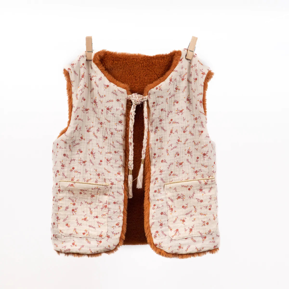 VIENNE Gilet sans manche mixte patron de couture pochette Patron de couture Ikatee | Gaspard et Léonie Tissus en ligne et Mercerie à Toulouse