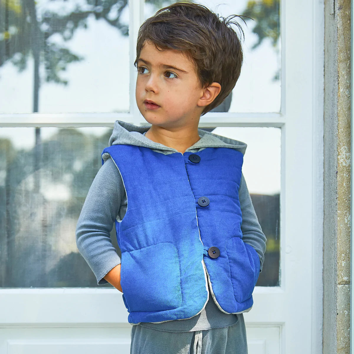 VIENNE KIDS Gilet sans manche mixte patron de couture pochette Patron de couture Ikatee | Gaspard et Léonie Tissus en ligne et Mercerie à Toulouse
